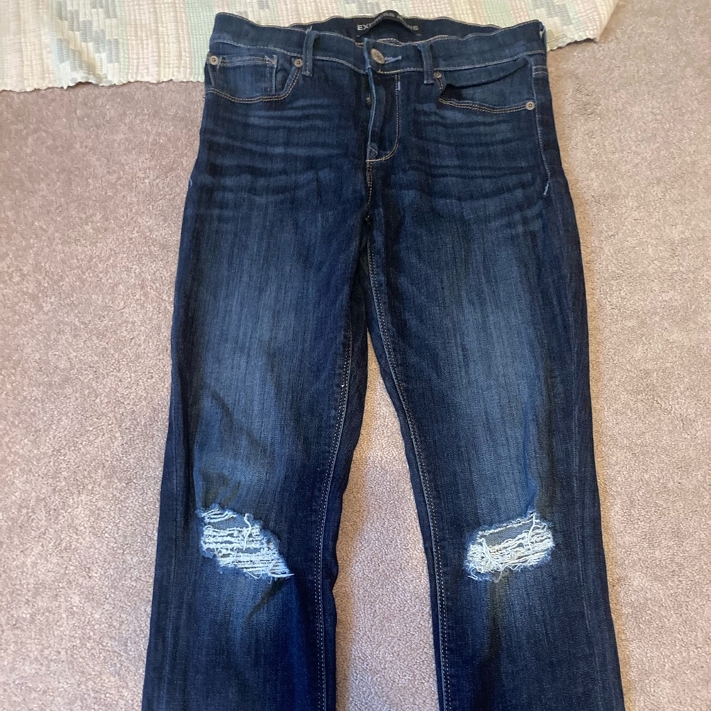 Express Mid-rise jeggings 4R